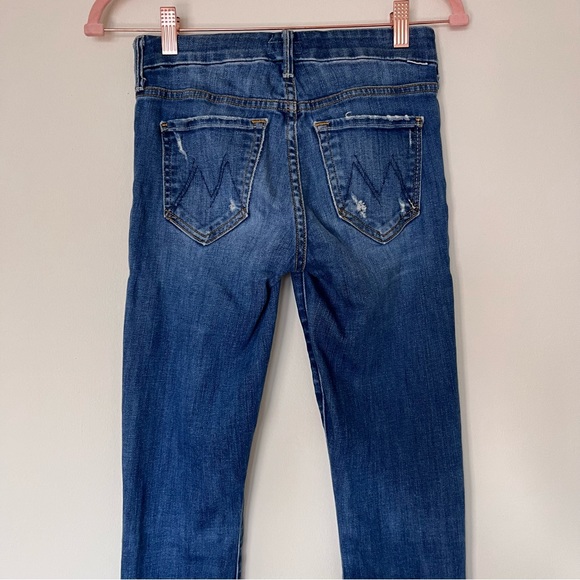 Mother Looker Rough It Up Distressed Jeans Size 24 - Picture 9 of 13